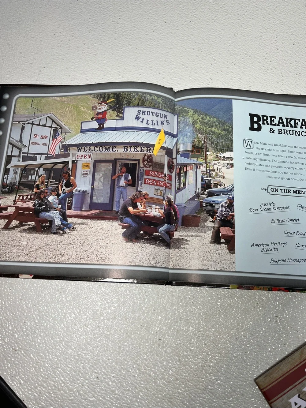 The Harley Biker's - Cowpokes - Copper Chef Cookbooks Unique Great Condition